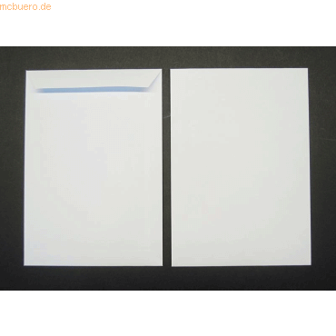 Blanke Versandtaschen C5 120g/qm haftklebend VE=500 Stck hochwei