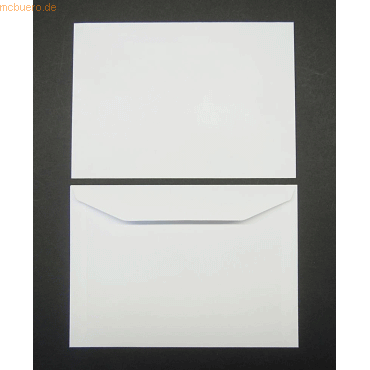 Blanke Kuvertierhllen C5 115g/qm gummiert VE=500 Stck wei