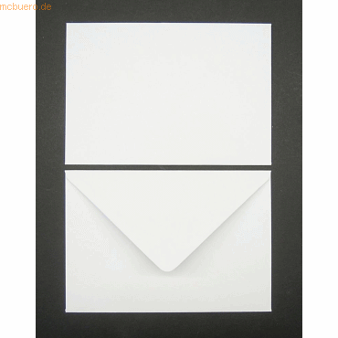 Blanke Briefumschlge C5 120g/qm gummiert VE=100 Stck wei