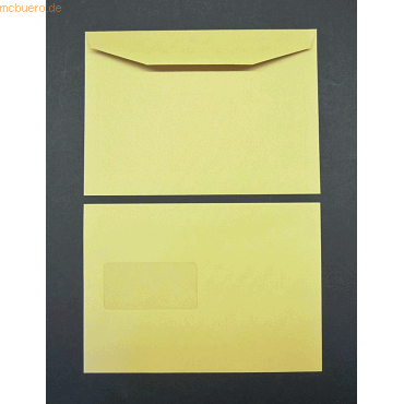 Blanke Kuvertierhllen C5 80g/qm gummiert Fenster VE=500 Stck braun