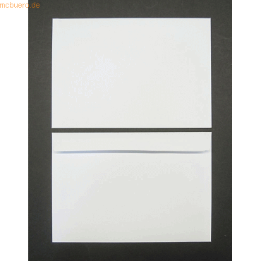 Blanke Briefumschlge C5 100g/qm haftklebend VE=500 Stck wei