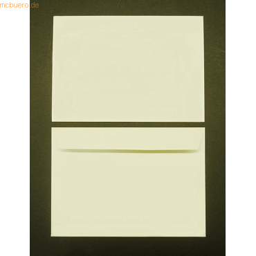 Blanke Briefumschlge C5 120g/qm haftklebend VE=500 Stck vanille
