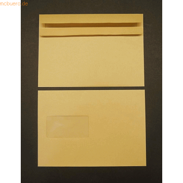 Blanke Briefumschlge C5 90g/qm selbstklebend Fenster VE=500 Stck bra