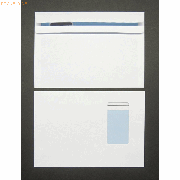 Blanke Briefumschlge C5 100g/qm selbstklebend Sonderfenster VE=500 St