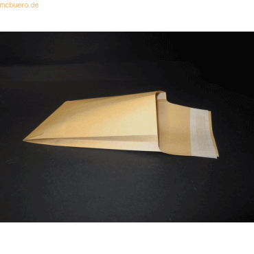 Blanke Faltentaschen 162x229x25mm C5 120g/qm haftklebend VE=125 St. br