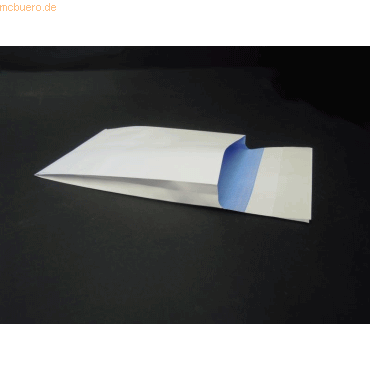 Blanke Faltentaschen 162x229x25mm C5 120g/qm haftklebend VE=125 Stck