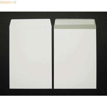 Blanke Vollpapptaschen C5 350g/qm haftklebend VE=200 Stck