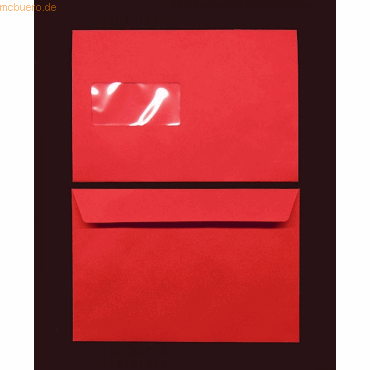 Blanke Briefumschlge C5 120g/qm haftklebend Fenster VE=500 Stck feue