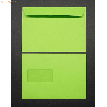 Blanke Briefumschlge C5 120g/qm haftklebend Fenster VE=500 Stck limo