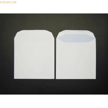 Blanke Briefumschlge 220x220mm 100g/qm selbstklebend VE=250 Stck wei