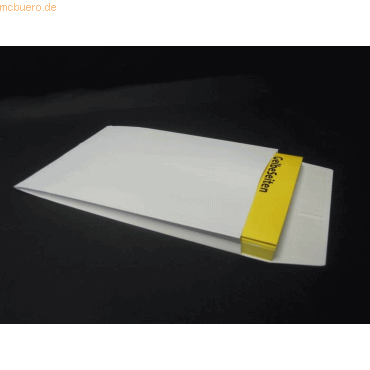 Blanke Faltentaschen 229x324x25mm C4 140g/qm haftklebend VE=125 Stck