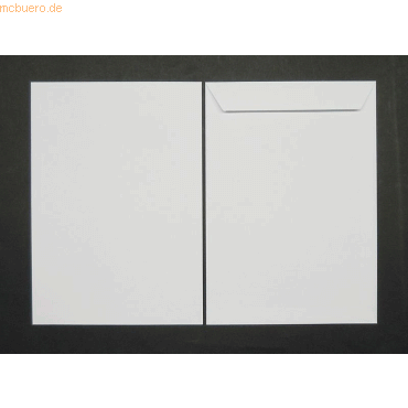 Blanke Versandtaschen 250x352mm (DIN B4) 100g/qm gummiert VE=250 Stck