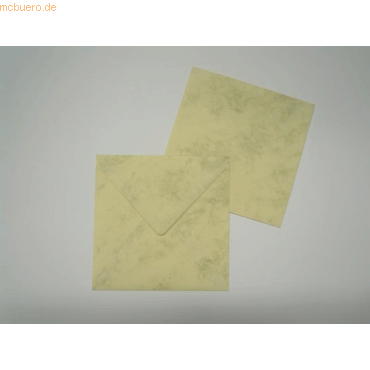 Blanke Briefumschlge 125x140mm 100g/qm gummiert VE=100 Stck chamois