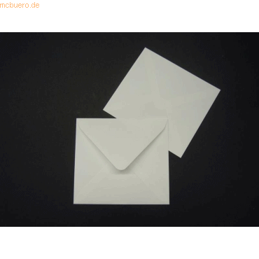 Blanke Briefumschlge 125x140mm 100g/qm gummiert VE=100 Stck wei