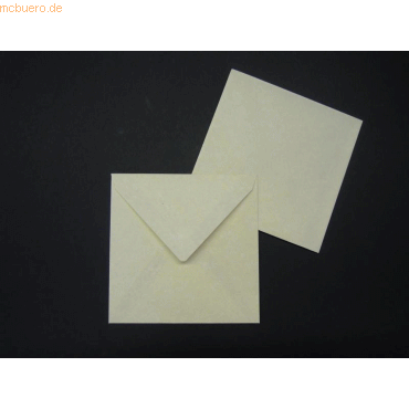Blanke Briefumschlge 125x140mm 100g/qm gummiert VE=100 Stck vellum