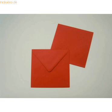 Blanke Briefumschlge 125x140mm 100g/qm gummiert VE=100 Stck tomate