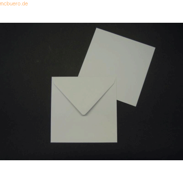 Blanke Briefumschlge 125x140mm 100g/qm gummiert VE=100 Stck eisgrau
