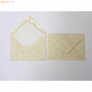 Blanke Briefumschlge 135x192mm 100g/qm gummiert VE=100 Stck chamois