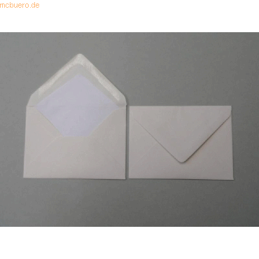 Blanke Briefumschlge 135x192mm 100g/qm gummiert VE=100 Stck ivory