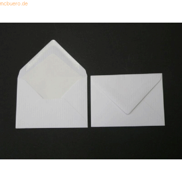 Blanke Briefumschlge 135x192mm 100g/qm gummiert VE=100 Stck wei