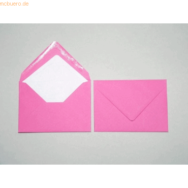 Blanke Briefumschlge 135x192mm 100g/qm gummiert VE=100 Stck fuchsia