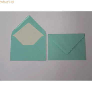 Blanke Briefumschlge 135x192mm 100g/qm gummiert VE=100 Stck karibik