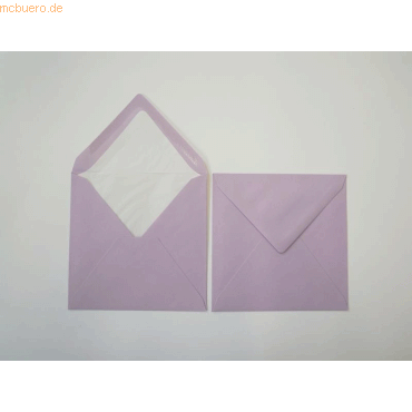 Blanke Briefumschlge 164x164mm 100g/qm gummiert VE=100 Stck orchidee