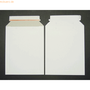 Blanke Vollpapptaschen 215x270mm 450g/qm haftklebend VE=200 Stck