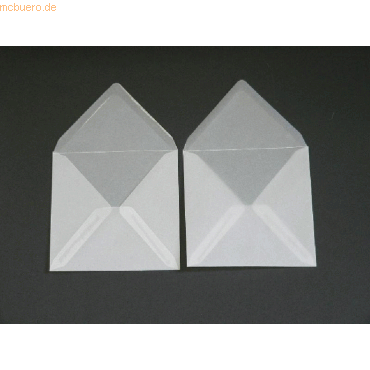 Blanke Briefumschlge Offset transparent 120x120mm 115g/qm NK VE=100 S