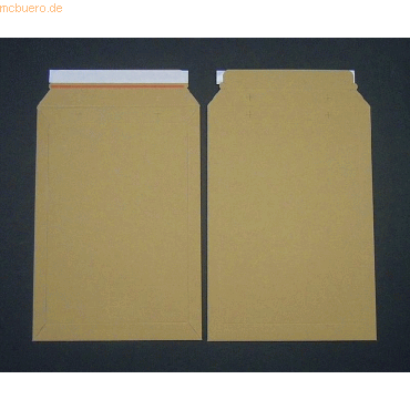 Blanke Vollpapptaschen B4 500g/qm haftklebend VE=100 Stck
