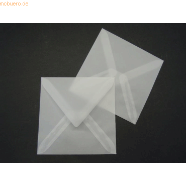 Blanke Briefumschlge Offset transparent 145x145mm 90g/qm NK VE=100 St