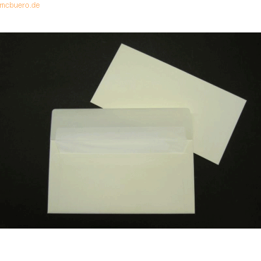 Blanke Briefumschlge DINlang 100g/qm gummiert VE=100 Stck perlmutt