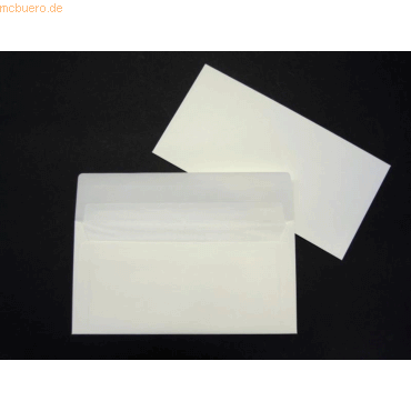 Blanke Briefumschlge DINlang 100g/qm gummiert VE=100 Stck wei