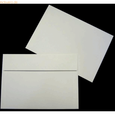 Blanke Briefumschlge C5 120g/qm haftklebend VE=250 Stck brillantwei