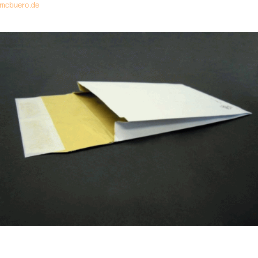 Blanke Polsterfaltentaschen 250x353x50mm C4 140g/qm HK VE=100 Stck we