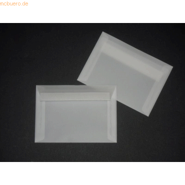 Blanke Briefumschlge Offset transparent 110x185mm 90g/qm HK VE=100 St