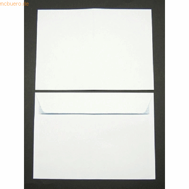 Blanke Briefumschlge B4 120g/qm haftklebend VE=250 Stck wei