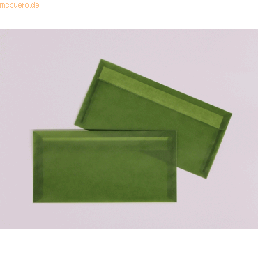 Blanke Briefumschlge Offset transparent DINlang 110g/qm HK VE=100 St
