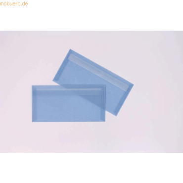 Blanke Briefumschlge Offset transparent DINlang 110g/qm HK VE=100 St