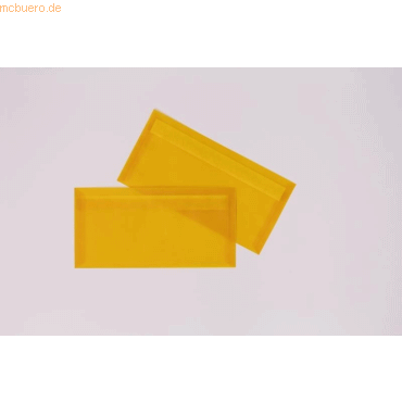 Blanke Briefumschlge Offset transparent DINlang 110g/qm HK VE=100 St