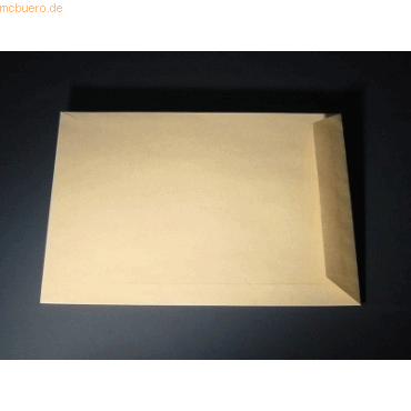 Blanke Versandtaschen B4 110g/qm gummiert VE=250 Stck braun