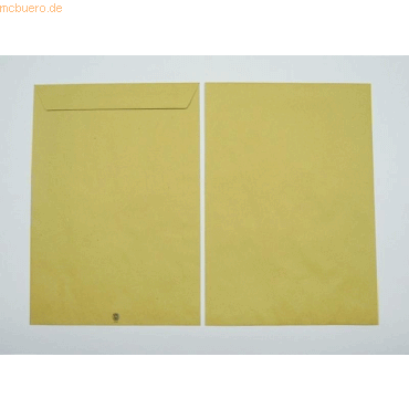 Blanke Versandtaschen B4 110g/qm gummiert VE=250 Stck braun