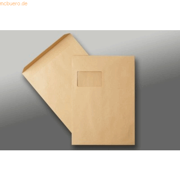 Blanke Versandtaschen C4 110g/qm selbstklebend Fenster VE=250 Stck br