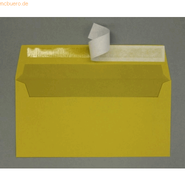 Blanke Briefumschlge DINlang 100g/qm haftklebend VE=100 Stck oliv