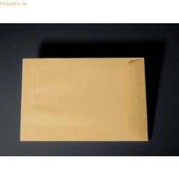 Blanke Versandtaschen C6 90g/qm gummiert VE=1000 Stck braun