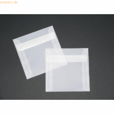 Blanke Briefumschlge Offset transparent 160x160mm 100g/qm HK VE=100 S