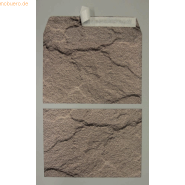 Blanke Briefumschlge C5 135g/qm haftklebend VE=125 Stck granit