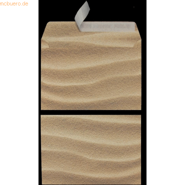 Blanke Briefumschlge C5 135g/qm haftklebend VE=125 Stck sahara sand