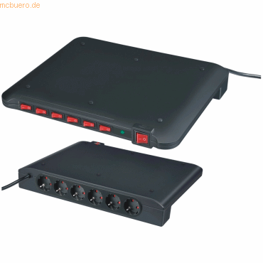 Brennenstuhl Power Manager PMA 15.000 A 6-fach 2m schwarz