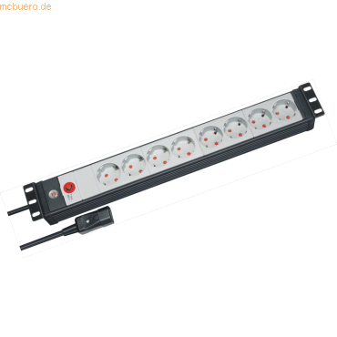 Brennenstuhl Steckdosenleiste Premium-Line Technik 8-fach 3m 19 Zoll-F